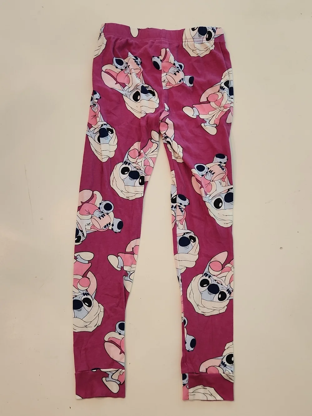 Disney Stitch Pajamas Long Sleeve Top And Pants Size 10